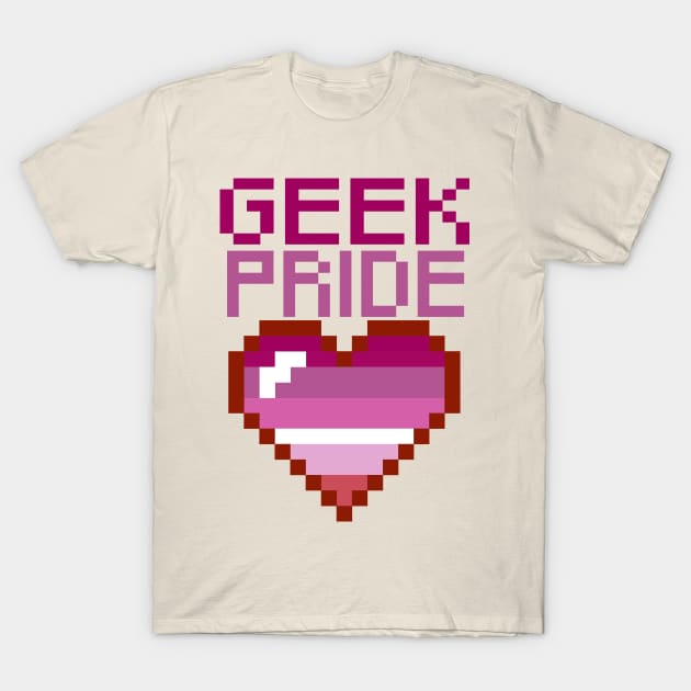 Geek Pride - Lesbian Pride T-Shirt by stateements